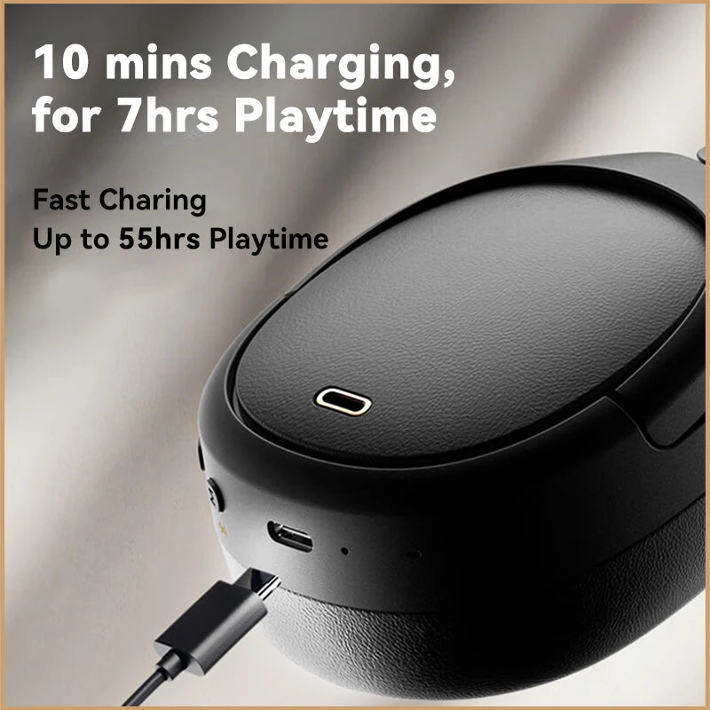 Active Noise Cancelling Wireless Headphones 55H by HitMyNeed