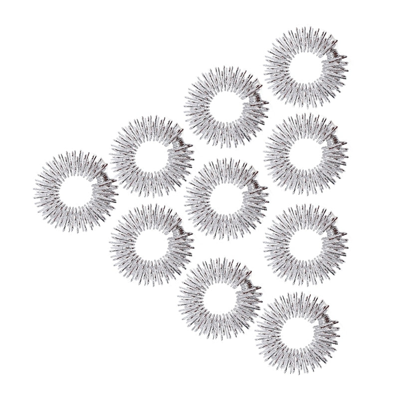 Acupressure Finger Massage Rings Set (10 Pack) by HitMyNeed