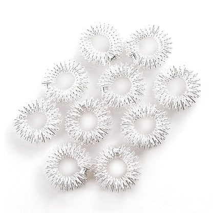 Acupressure Finger Massage Rings Set (10 Pack) by HitMyNeed