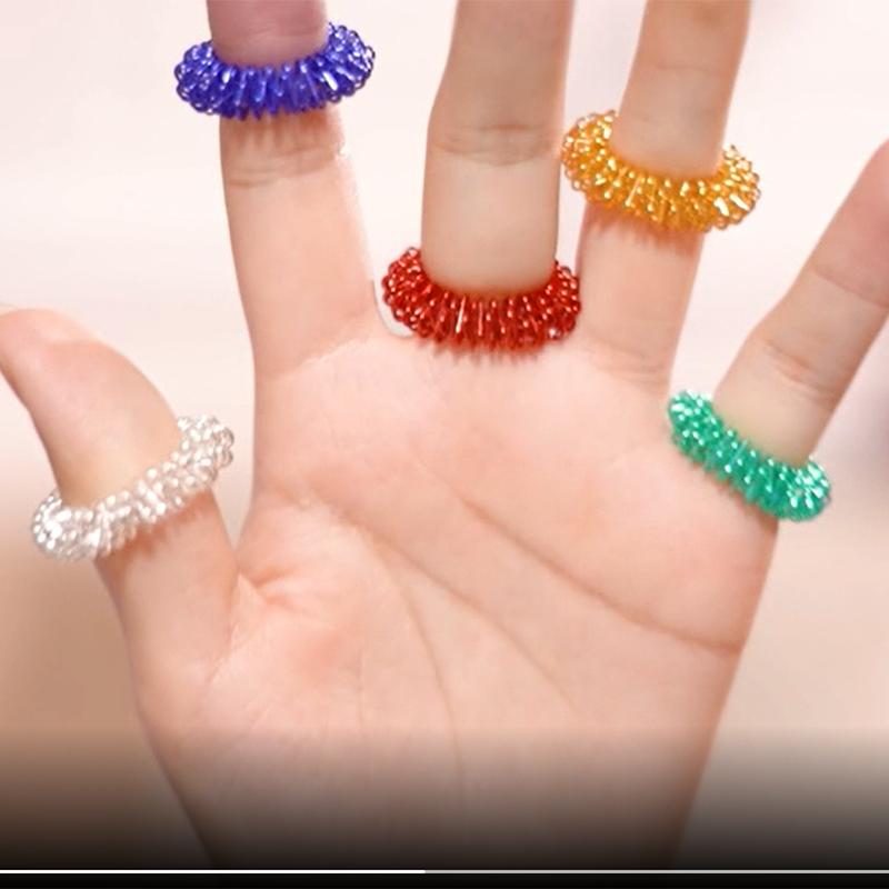 Acupressure Finger Rings 15-Piece Set by HitMyNeed