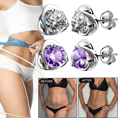 Acupressure Magnetic Slimming Earrings for Weight Support by HitMyNeed