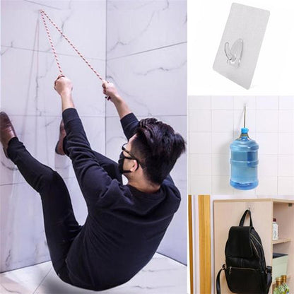 Adhesive Anti-Skid Wall Hooks (Set of 6) by HitMyNeed