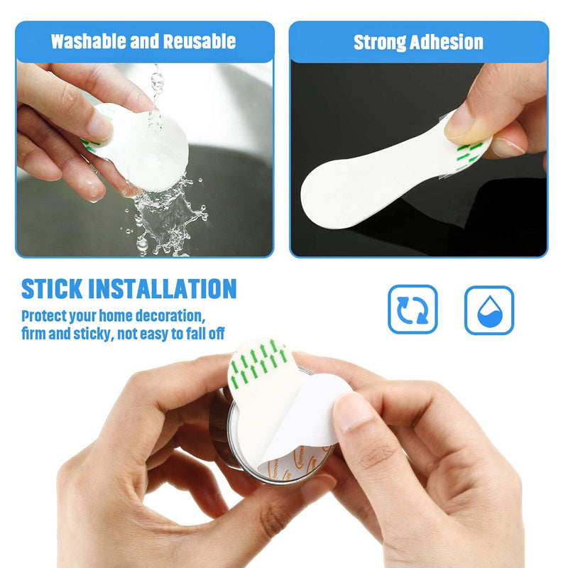 Adhesive Kitchen Towel & Dishcloth Storage Hooks by HitMyNeed