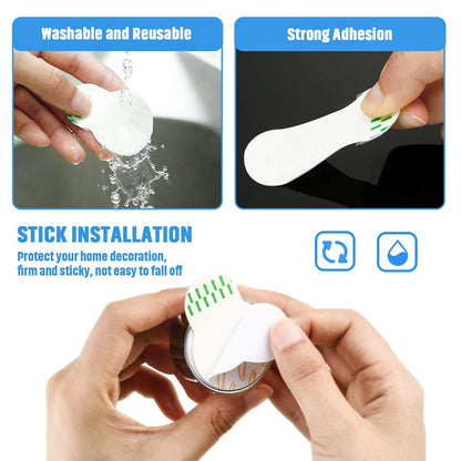 Adhesive Kitchen Towel & Dishcloth Storage Hooks by HitMyNeed