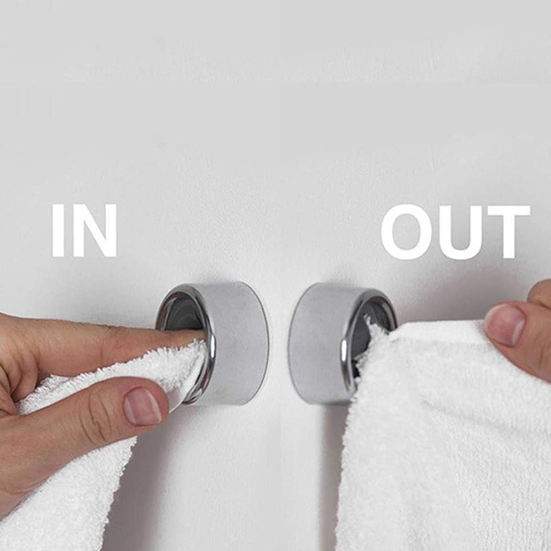 Adhesive Kitchen Towel & Dishcloth Storage Hooks by HitMyNeed