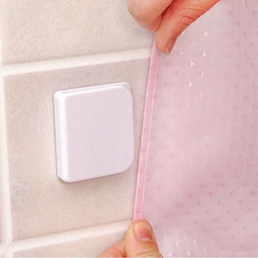 Adhesive Shower Curtain Clips (Set of 2) by HitMyNeed