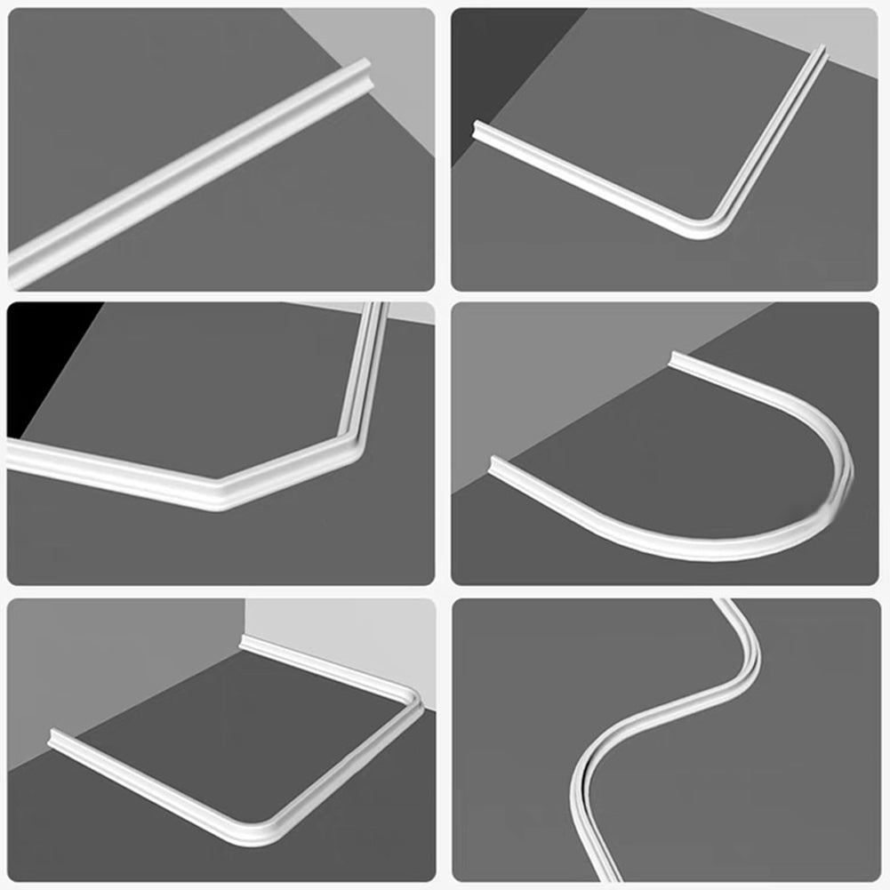 Adhesive Silicone Bathroom Water Barrier Strip by HitMyNeed