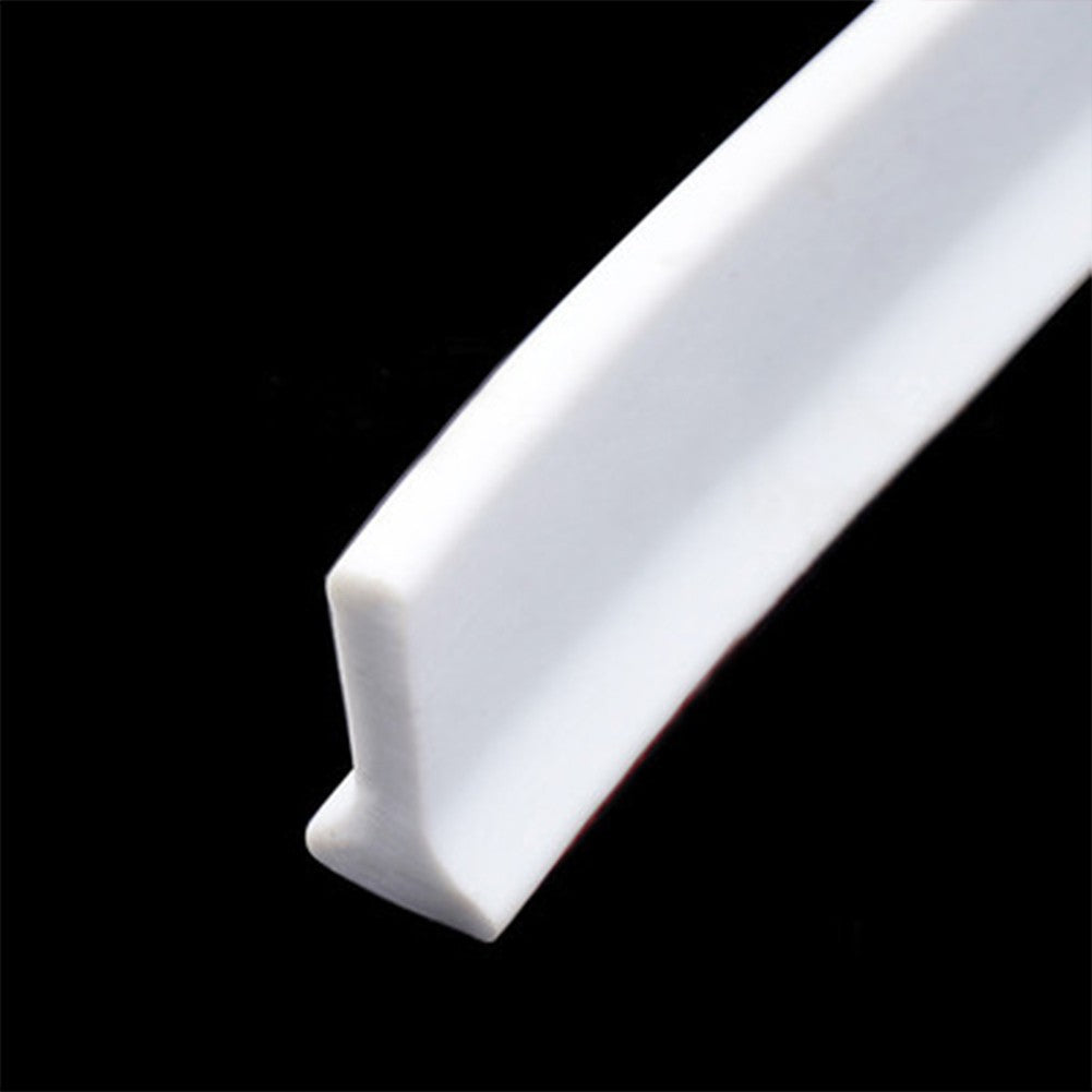 Adhesive Silicone Bathroom Water Barrier Strip white 3m by HitMyNeed