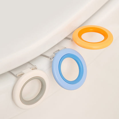 Adhesive Toilet Seat Lifter Handle with Ring Grip by HitMyNeed