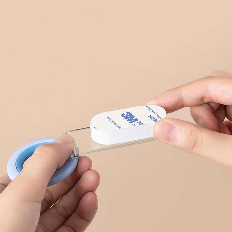 Adhesive Toilet Seat Lifter Handle with Ring Grip by HitMyNeed