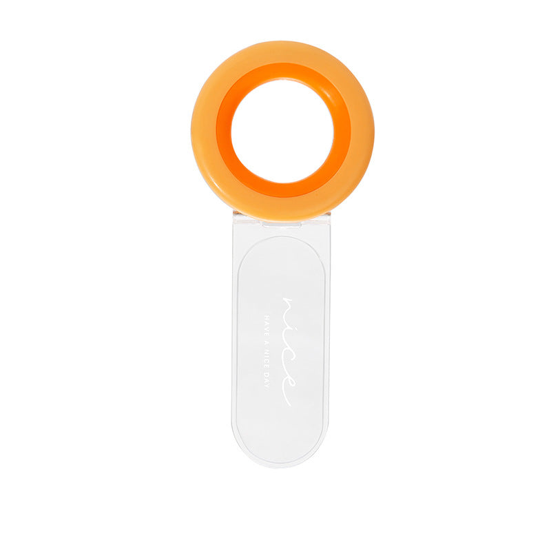 Adhesive Toilet Seat Lifter Handle with Ring Grip orange by HitMyNeed