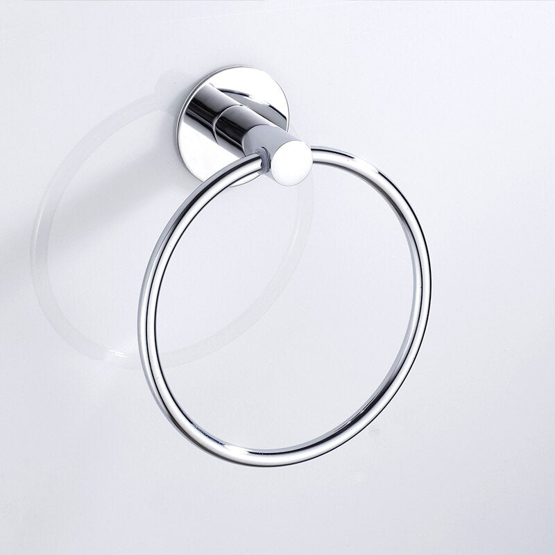 Adhesive Towel Ring Holder for Bathroom & Kitchen by HitMyNeed