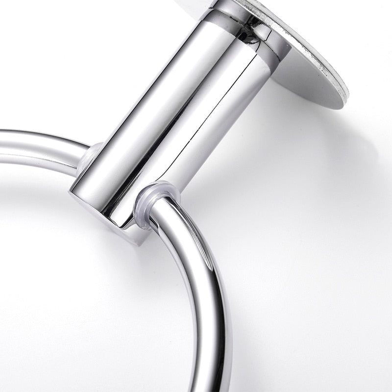 Adhesive Towel Ring Holder for Bathroom & Kitchen by HitMyNeed
