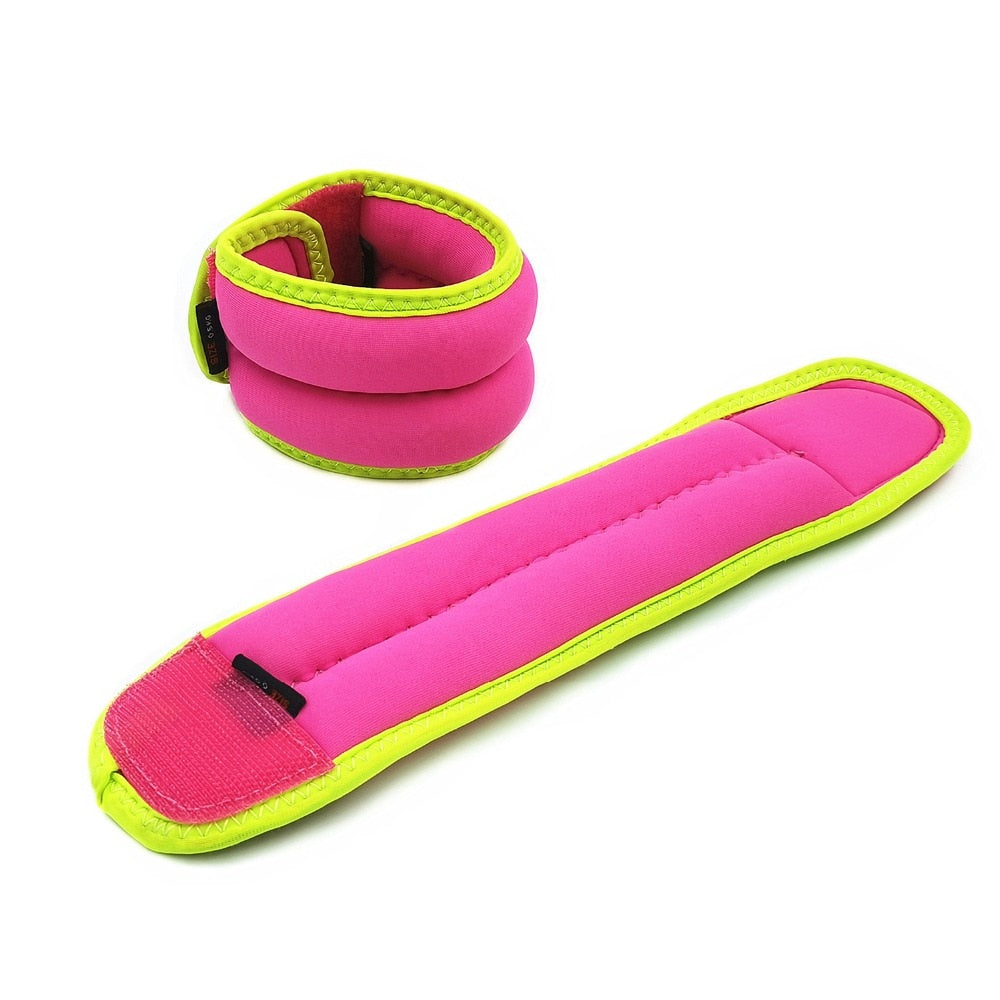 Adjustable 0.5kg Weighted Ankle & Wrist Straps (Pair) by HitMyNeed