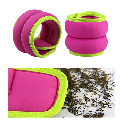 Adjustable 0.5kg Weighted Ankle & Wrist Straps (Pair) by HitMyNeed