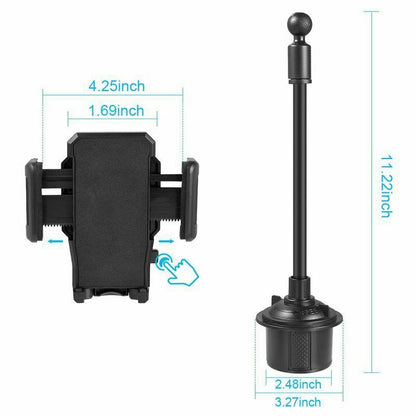 Adjustable 360° Cell Phone Cup Holder for Cars by HitMyNeed