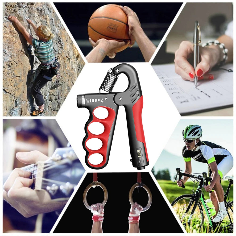 Adjustable 5-100kg Hand Grip & Wrist Strengthener by HitMyNeed