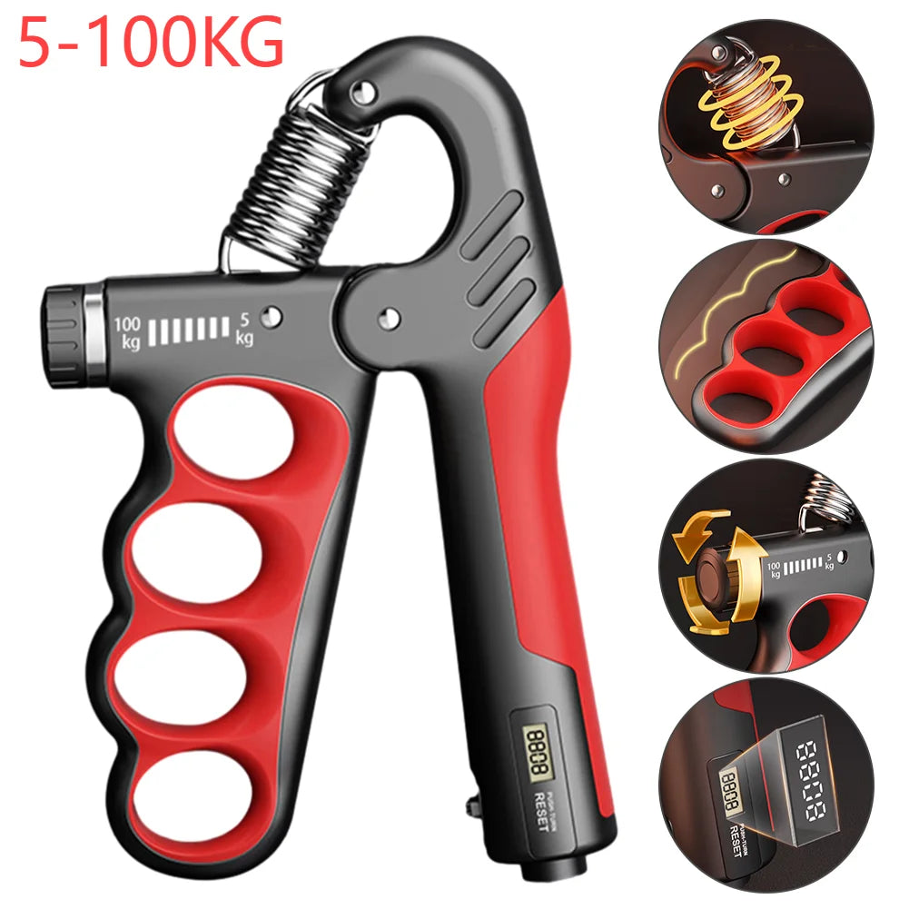 Adjustable 5-100kg Hand Grip & Wrist Strengthener by HitMyNeed