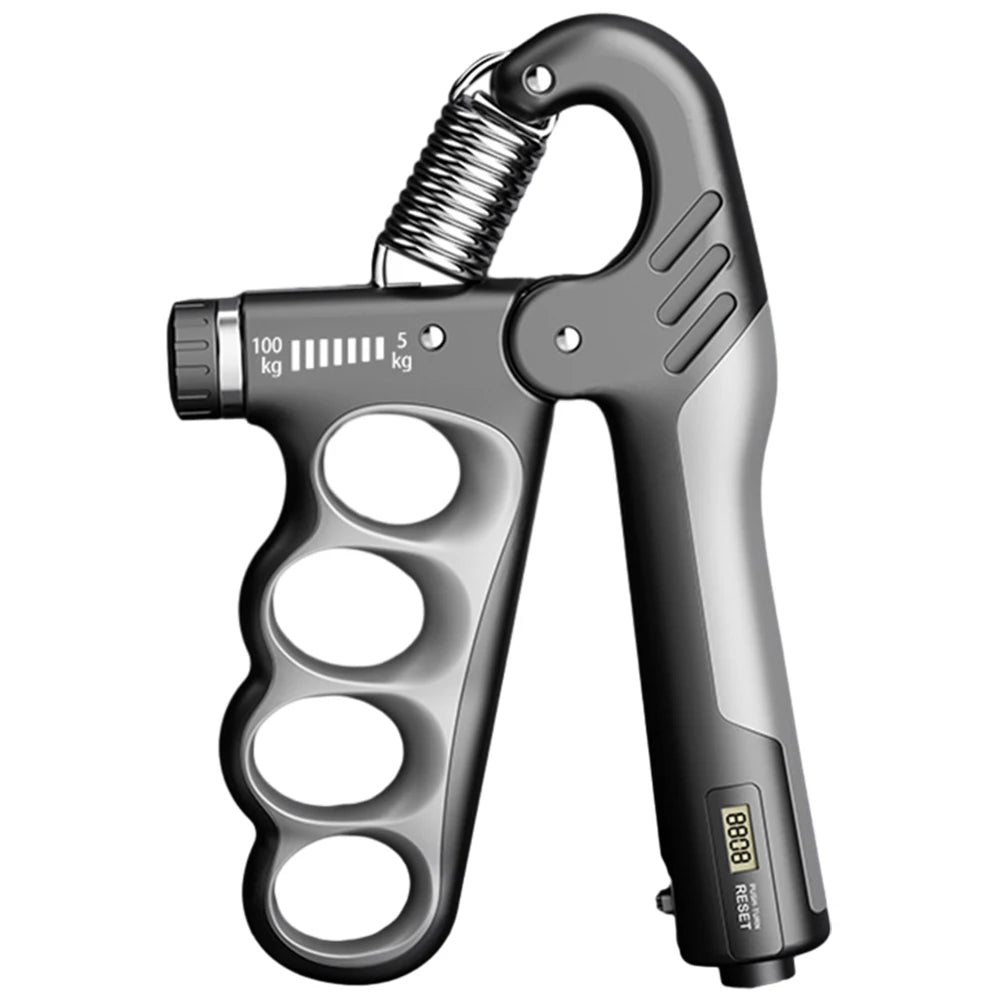 Adjustable 5-100kg Hand Grip & Wrist Strengthener grey-5-100kg by HitMyNeed