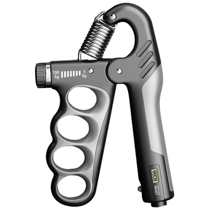 Adjustable 5-100kg Hand Grip & Wrist Strengthener grey-5-100kg by HitMyNeed