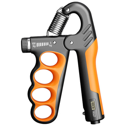 Adjustable 5-100kg Hand Grip & Wrist Strengthener orange-5-100kg by HitMyNeed