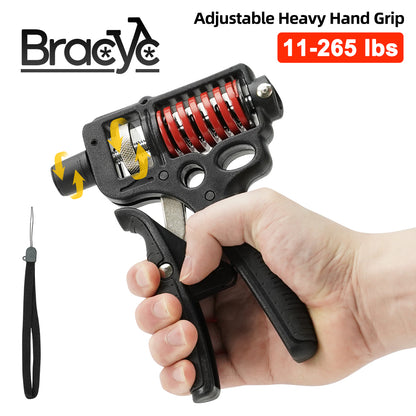Adjustable 5-120kg Hand Grip Strengthener by HitMyNeed