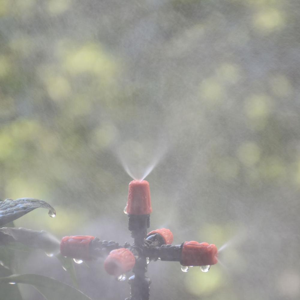 Adjustable 5-Way Garden Mist Sprinkler Nozzle Set by HitMyNeed