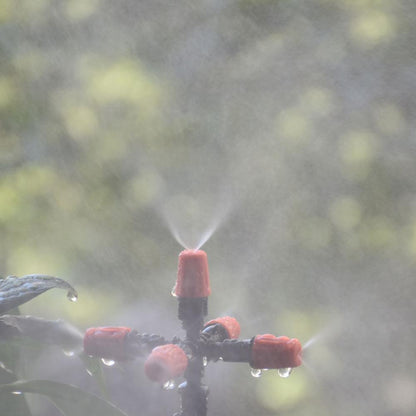 Adjustable 5-Way Garden Mist Sprinkler Nozzle Set by HitMyNeed
