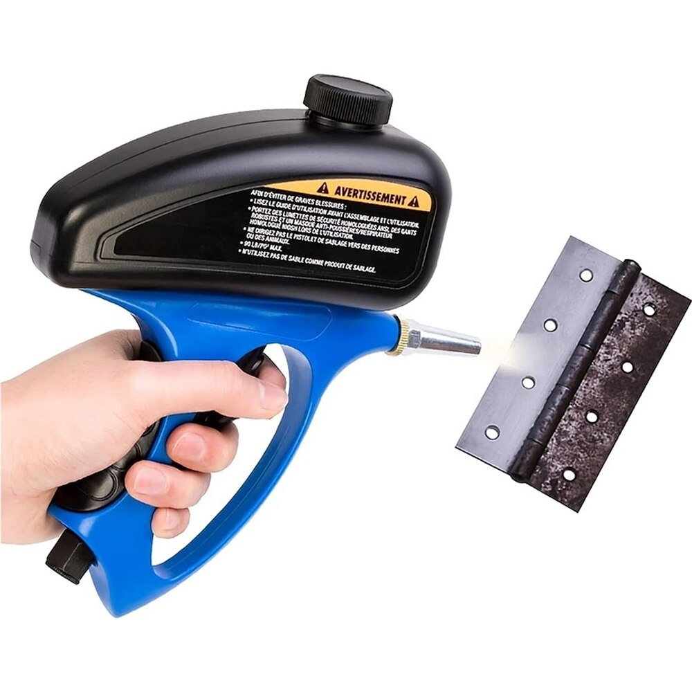 Adjustable 90 PSI Handheld Gravity Sandblasting Gun by HitMyNeed