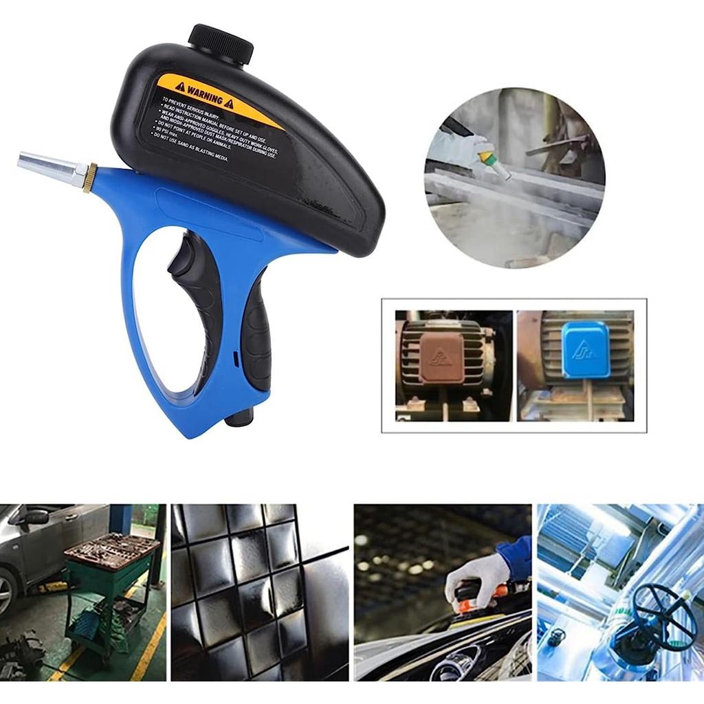 Adjustable 90 PSI Handheld Gravity Sandblasting Gun by HitMyNeed