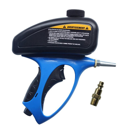 Adjustable 90 PSI Handheld Gravity Sandblasting Gun blue by HitMyNeed