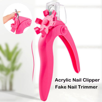 Adjustable Acrylic Nail Cutter with Style Wheel by HitMyNeed