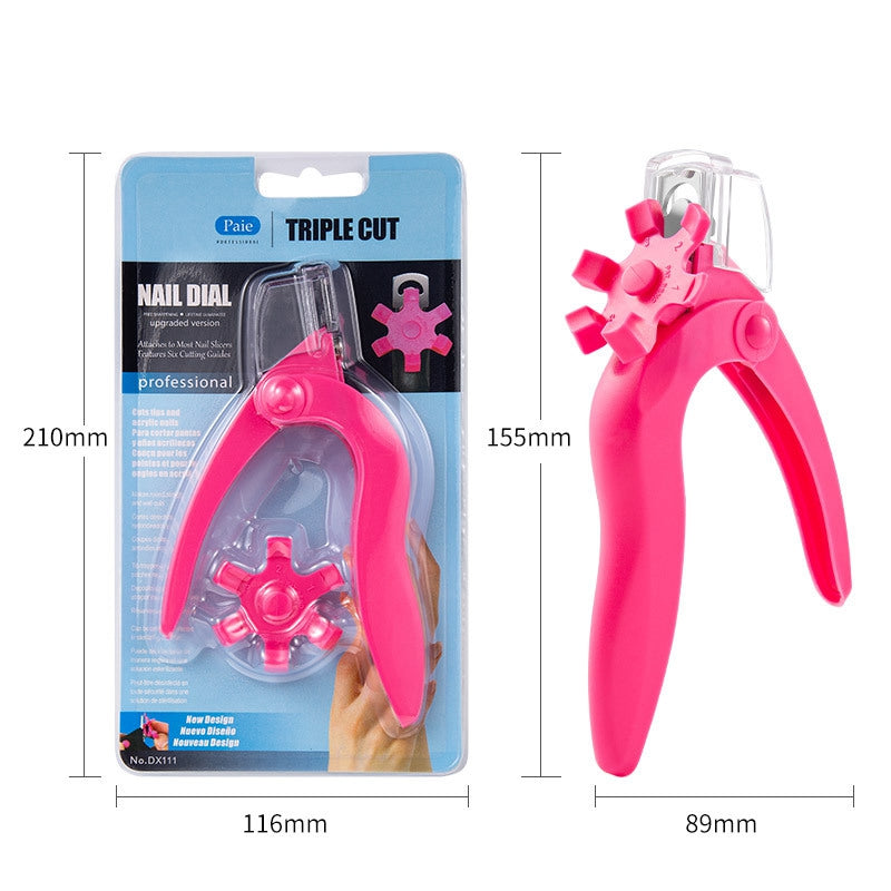 Adjustable Acrylic Nail Cutter with Style Wheel by HitMyNeed
