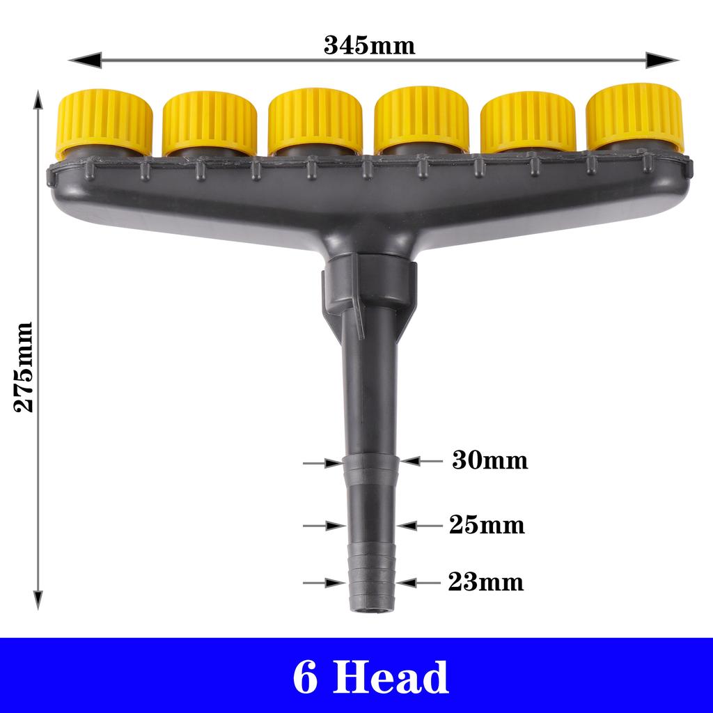 Adjustable Agriculture Atomizer Irrigation Sprinkler 6-spray-nozzle by HitMyNeed
