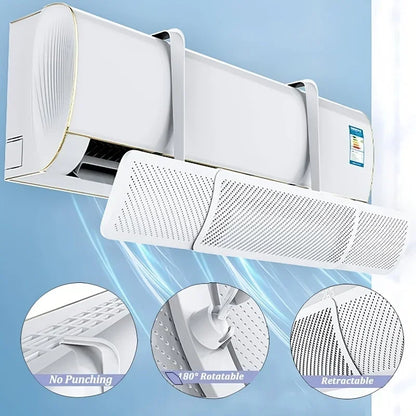 Adjustable Air Conditioner Wind Shield & Dust Cover by HitMyNeed
