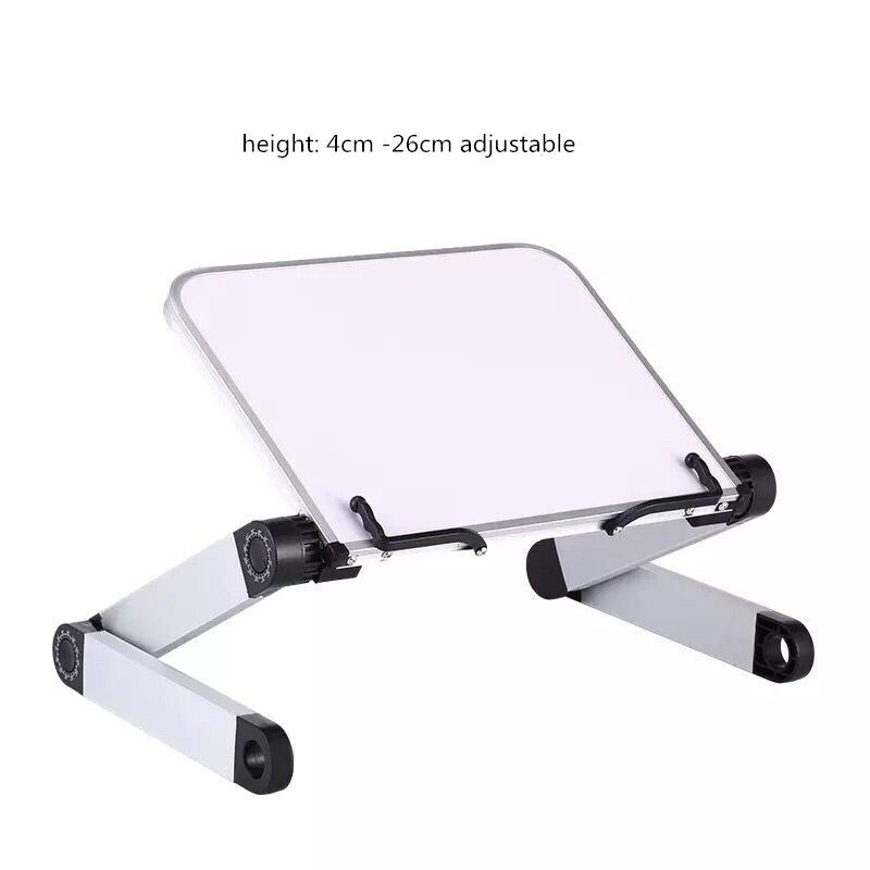 Adjustable Aluminum Bookstand Holder white by HitMyNeed