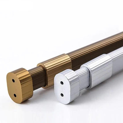 Adjustable Aluminum Closet Hanging Rail with Flanges by HitMyNeed