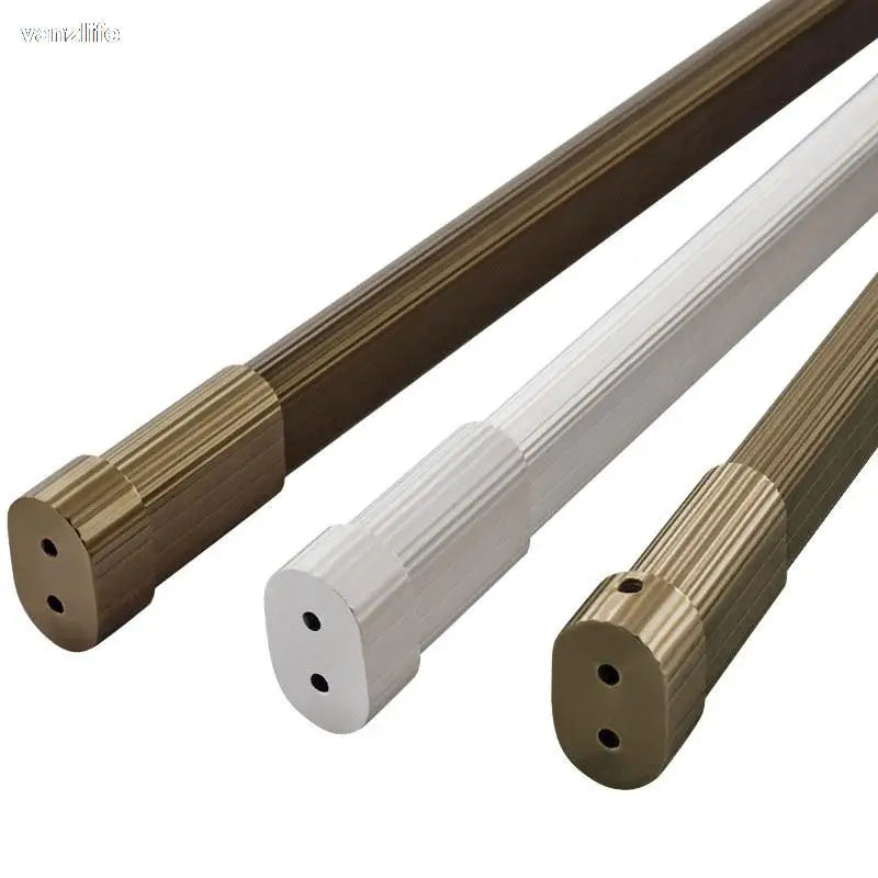 Adjustable Aluminum Closet Hanging Rail with Flanges by HitMyNeed