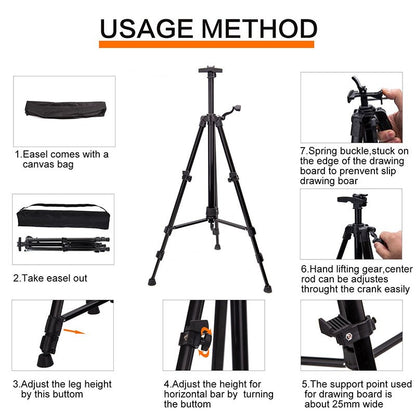 Adjustable Aluminum Easel Stand Display Tripod by HitMyNeed