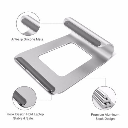 Adjustable Aluminum Laptop Stand with Cooling Design by HitMyNeed