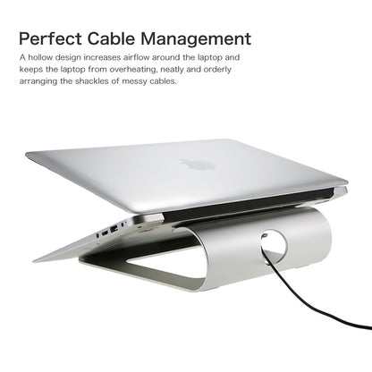 Adjustable Aluminum Laptop Stand with Cooling Design by HitMyNeed