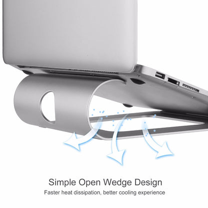 Adjustable Aluminum Laptop Stand with Cooling Design by HitMyNeed