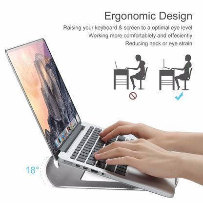Adjustable Aluminum Laptop Stand with Cooling Design by HitMyNeed