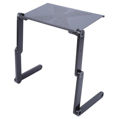 Adjustable Aluminum Laptop Table with Mouse Pad by HitMyNeed