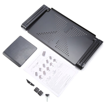 Adjustable Aluminum Laptop Table with Mouse Pad by HitMyNeed