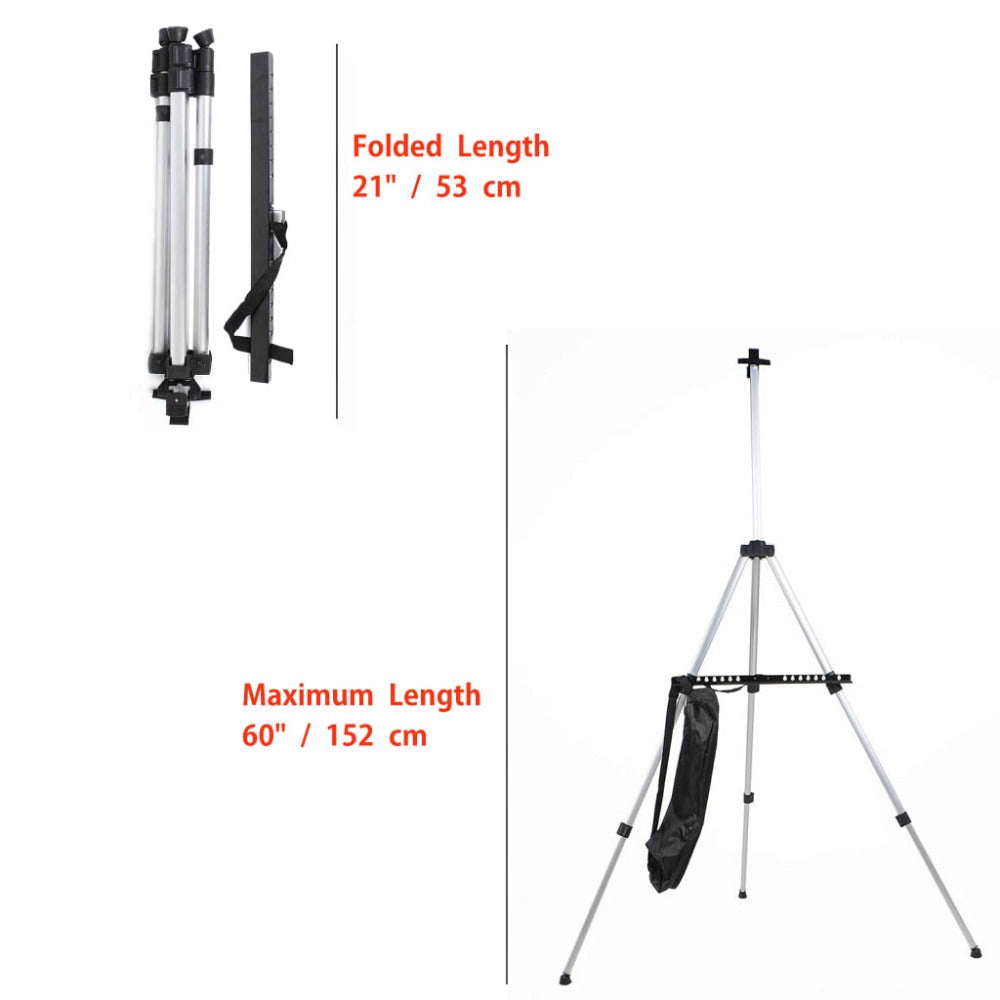 Adjustable Aluminum Painting Stand with Carry Bag by HitMyNeed