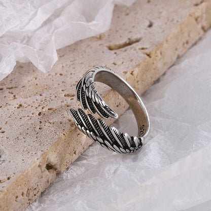 Adjustable Angel Wing Ring for Men and Women by HitMyNeed