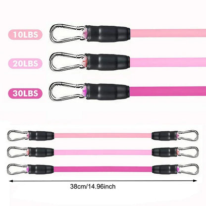 Adjustable Ankle Straps Resistance Bands Set by HitMyNeed
