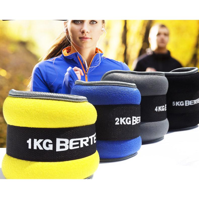 Adjustable Ankle Weights 1kg Pair by HitMyNeed