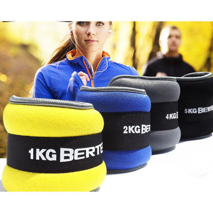 Adjustable Ankle Weights 1kg Pair by HitMyNeed